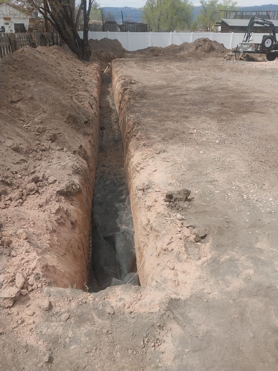 Drain field work - Richfield Utah