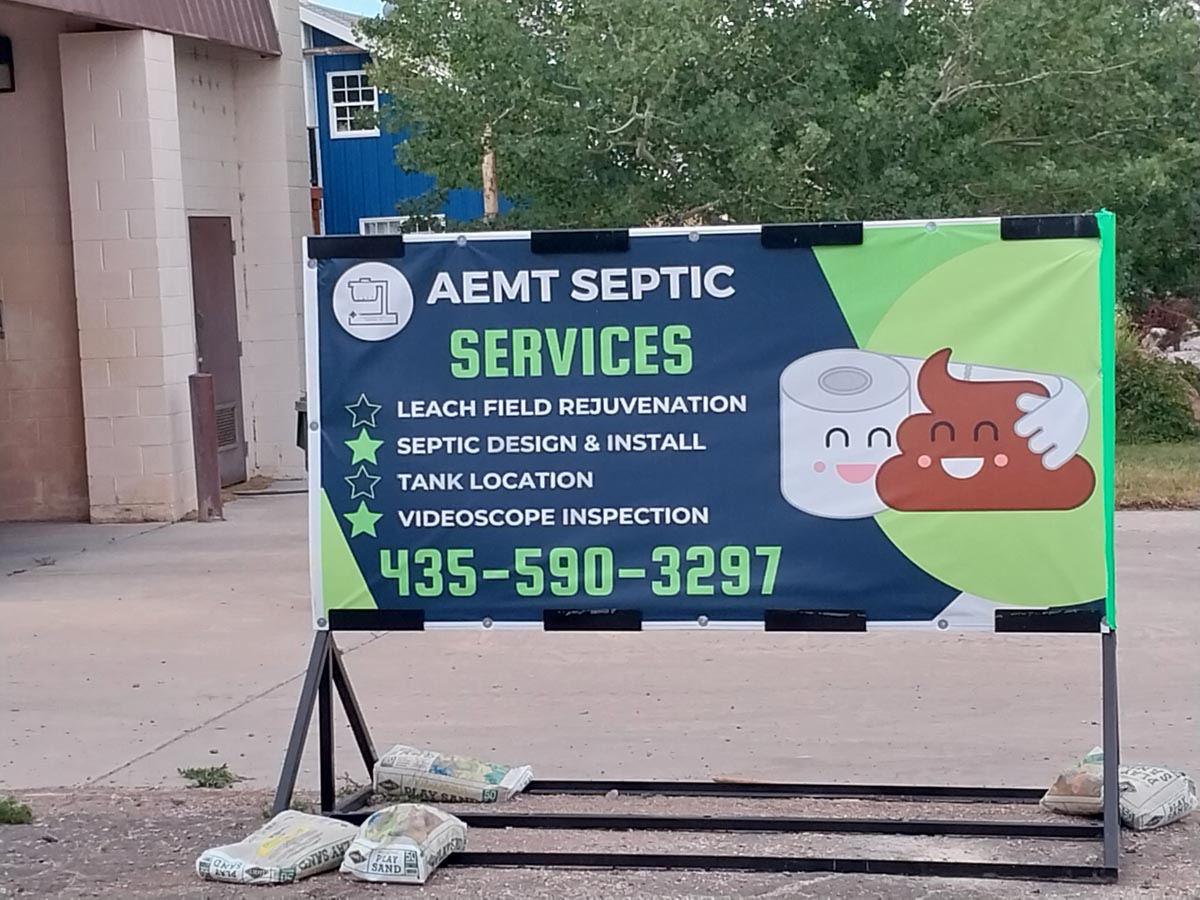 Septic tank location and access
